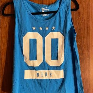 Blue Nike Tank Top